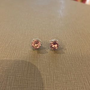 swarovski pink crystal earrings